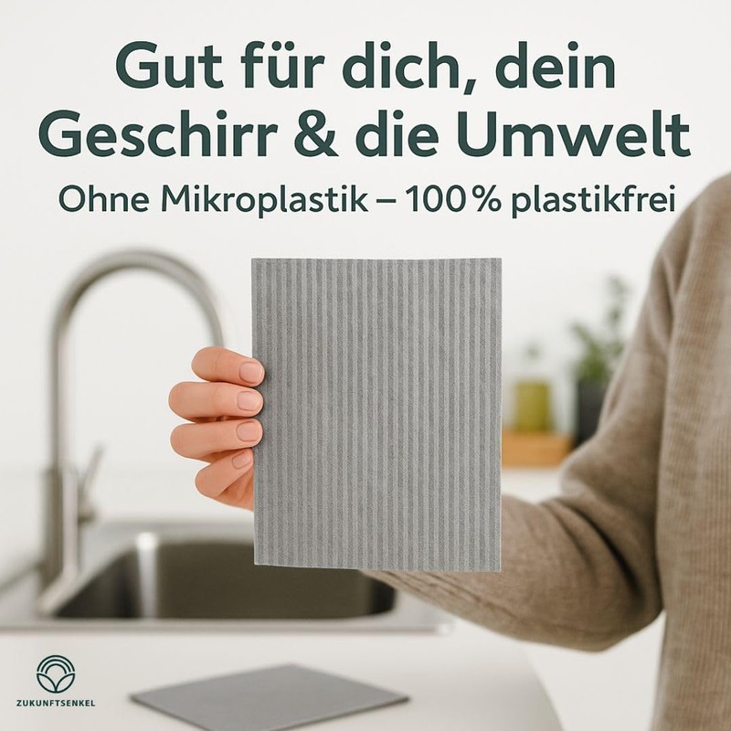 Swedish Dishcloths, Biodegradable Cleaning Cloths, Plastic-Free Cleaning Cloths, Biodegradable Dishcloths