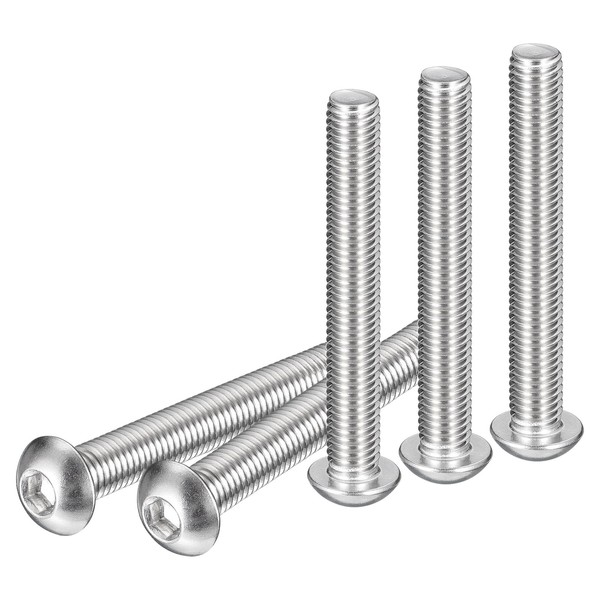 DTGN M10-1.5x75mm Button Head Socket Cap Screws - 6Pack -