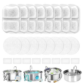 8 Pack Dog Water Fountain Filters-Water Filter Replacement for Large Dogs, Pet Water Filter Compatible with oneisall 7L/230oz/1.8G Stainless Steel Water Fountain