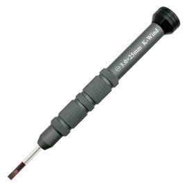 Flathead Screwdriver 3.0mm, Small Slotted Screwdriver -3.0mm Flat Head, Magnetic, Lightweight, S2 High Alloy Steel Flat Blade, Smooth Turning Cap