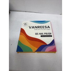 Unbranded VANREESA 24 Pcs Gel Nail Polish Set 21 Fall Winter Colors Modern City
