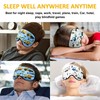 2 Pcs Sleep Eye Mask, Construction Vehicles Masks with Adjustable