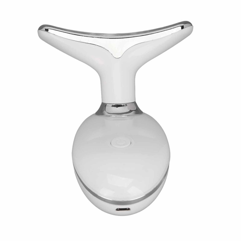 Neck Skin Tightening Lifting Massager Colorful Lights Wrinkle Removal Vibration