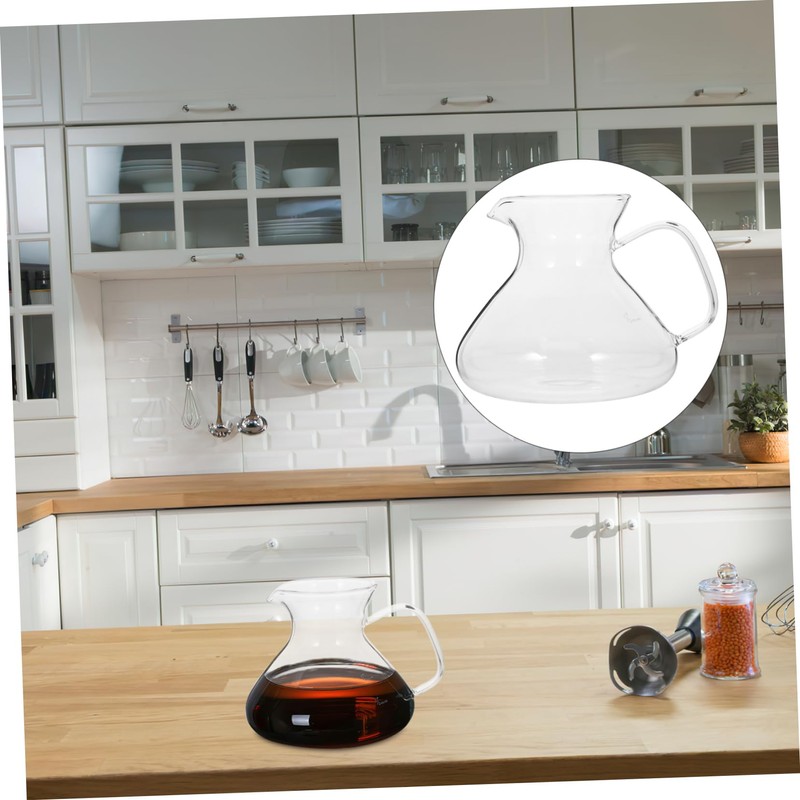 Alipis Versatile Glass Coffee Pot 300ml Heat Cold Resistant Stylish