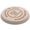 Spruchreif Coasters for Drinks, Wooden Coasters for Drinking Glasses, 2-in-1