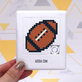 Azeeda '8-Bit Rugby Ball' Sliding Puzzle (PZ00038022)