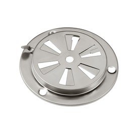 Qtcial Stainless Steel BBQ Smoker Air Vent - Adjustable Grill Damper for Controlling Airflow - Replacement Parts for Grill and Smoker Vents - 1 Pack