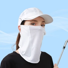 UPF 50+ Cooling Mesh Sports Mask for Golf, Tennis, Hiking Pink Mask 10ea