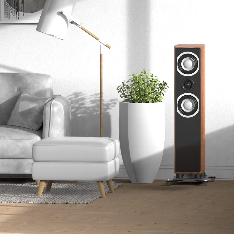 Preffair 4Pcs Audio Speaker Base Floor Speaker Riser Isolation Feet