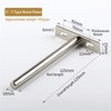 2Pcs Floating Shelf Brackets 5 Inch Invisible Shelf Supports Hidden