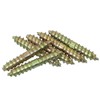 TAODAN 20pcs Dowel Screw Double Ended Wood Woodworking Furniture Connecting
