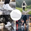 2 Pairs Reusable Waterproof Shoe Covers for Rainy Days –