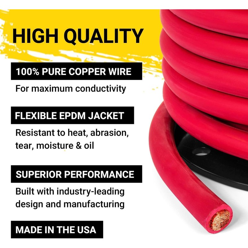 Spartan Power Welding Lead & Car Battery Cable - DIY
