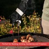 YESWELDER 23.6 Inches 932℉,Leather Forge MIG Welding Gloves, with Kevlar