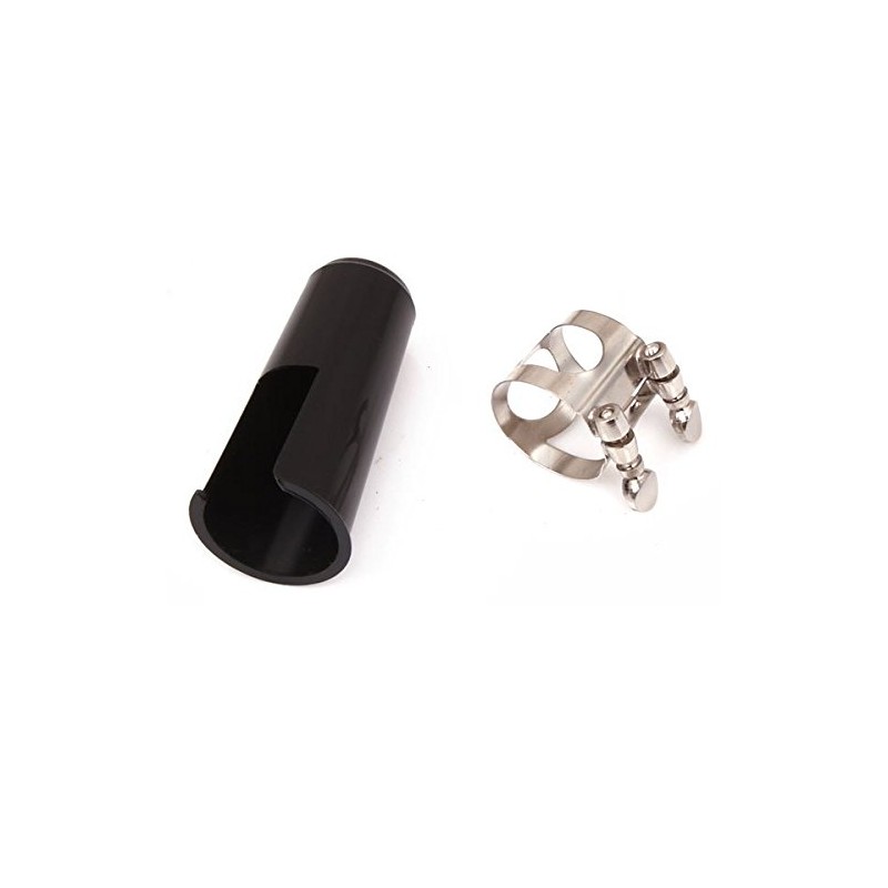 Metal Ligature + Cap Clip Fastener for Clarinet Mouthpiece