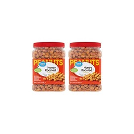 Great Value Honey Roasted Peanuts,(2-Jars of 34.5 oz)