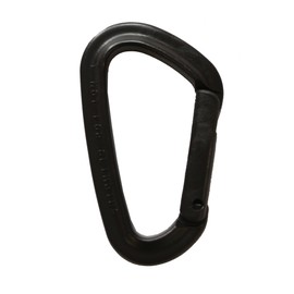 YKK IN75-580 Resin Carabiner 1.7 x 2.6 inches (4.3 x 6.5 cm), Black