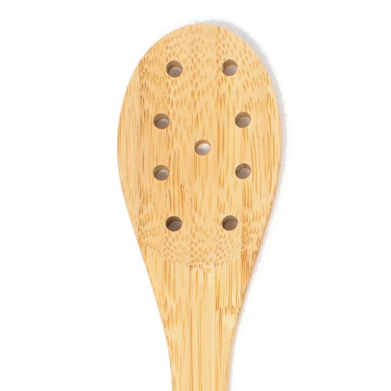 Norpro 12-Inch Bamboo Spoon with Holes