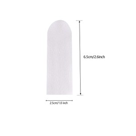 200Pcs Cotton Finger Cots, Finger Toe Sleeves, Cloth Finger Cots Fingertips Protective Cover Thumb Protector, Moisture Wicking, Absorb Sweat