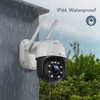 Ctronics 4G LTE Outdoor Surveillance Camera with SIM Card, 2K