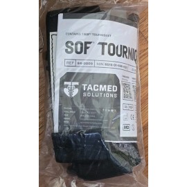 SURVIVAL TacMed Sof Tourniquet w/True 1.5" Width, Built for Survival (Black)