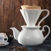 ALIES V60 Pour Over Coffee Dripper - Ceramic Slow Brewing