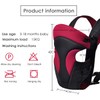SONARIN Safe and comfortable, ergonomic all-season multifunctional breathable baby carrier,