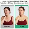 Castor Oil Pack Shoulder and Neck, Reusable Castor Oil Compress