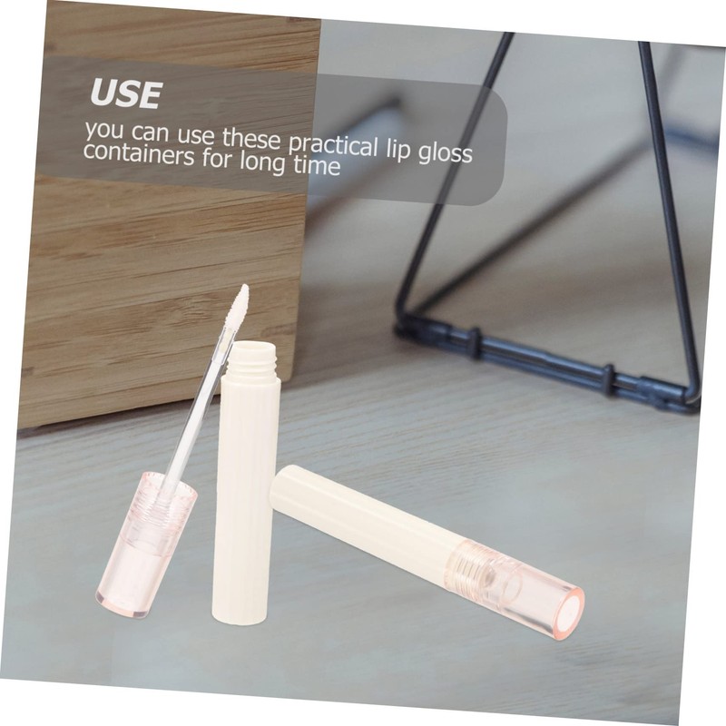 VICASKY 6pcs Lip Gloss Tubes Refillable Portable Containers for Women
