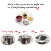 Mombake Aluminum Foil Standard Muffin Cupcake Liners, Disposable Baking Cups