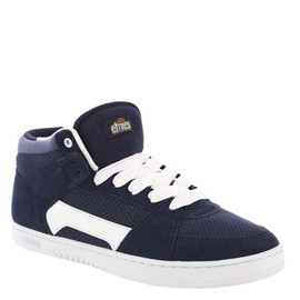 Etnies Men's MC Rap Hi Top Skate Shoe, Navy/White, 8