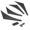 Xotic Tech 4pcs JDM Sporty Racing Style Front Bumper Side