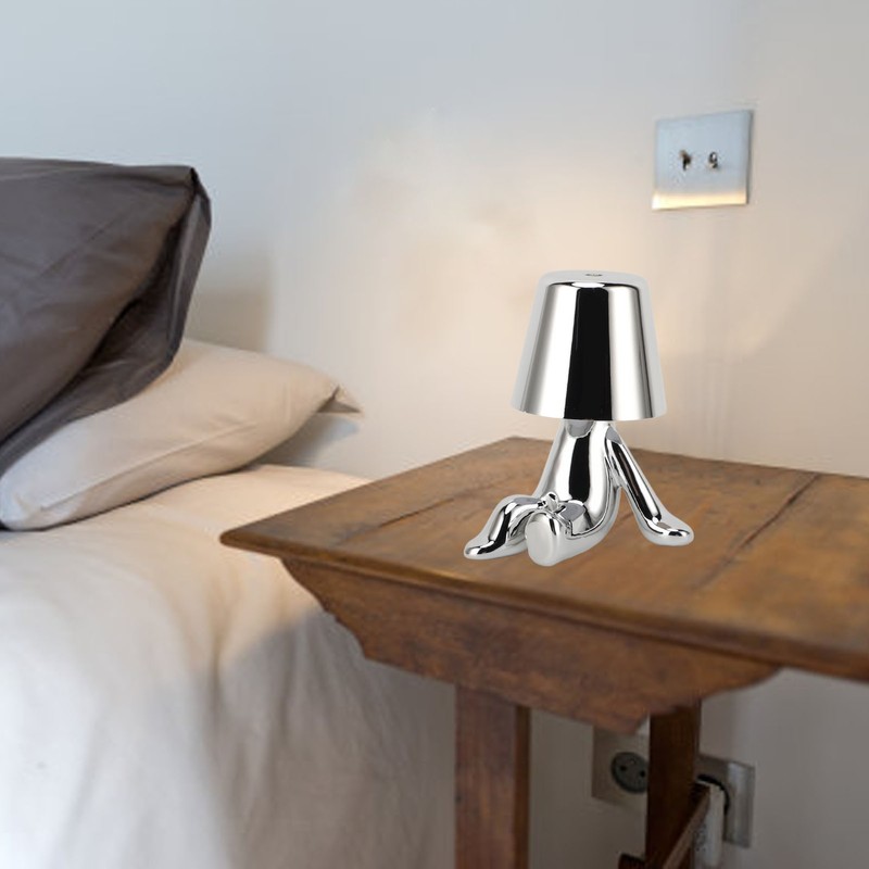 LED Table Lamp Touch Control Desk Light 3 Modes USB