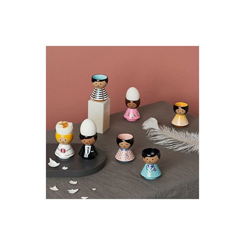 Lucie Kaas Borkfold Collection BF02RU Egg Cup in the Shape