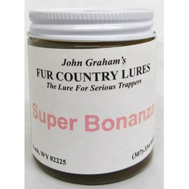 Super Bonanza - John Grahams Fur Country Lures - 4 Ounce Jar Trapping Supplies