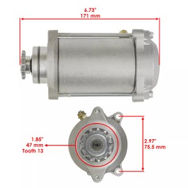 Caltric Starter for Kawasaki Atv KEF300 Lakota 300 Sport New 1995 1996 1997 1998-2003