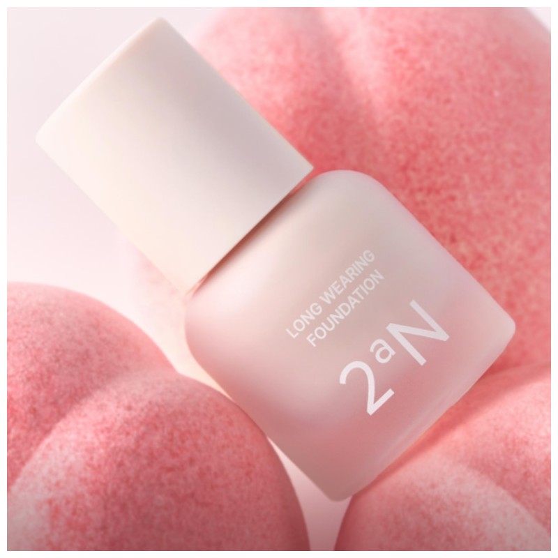 2AN Long Wearing Foundation Mini 15ml, Type:19 Pale Beige