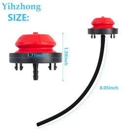 Yihzhong 570682 570682A 751-10639 Primer Bulb Fuel Line Kit Replaces Craft-sman M-TD Snow Blower Snowblower 570682 570682A 751-10639