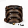 HODUP Heavy Duty Hybrid Rubber Garden Hose 100FT, 5/8"