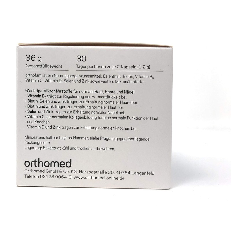 Orthomed Orthofam® 30 Daily Servings (60 SG x 0.6 g