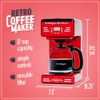 Nostalgia Retro 12-Cup Programmable Coffee Maker With LED Display, Automatic
