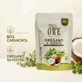 Aceite De Orégano Y Coco Ore 60 Cápsulas Softgel Orgánico