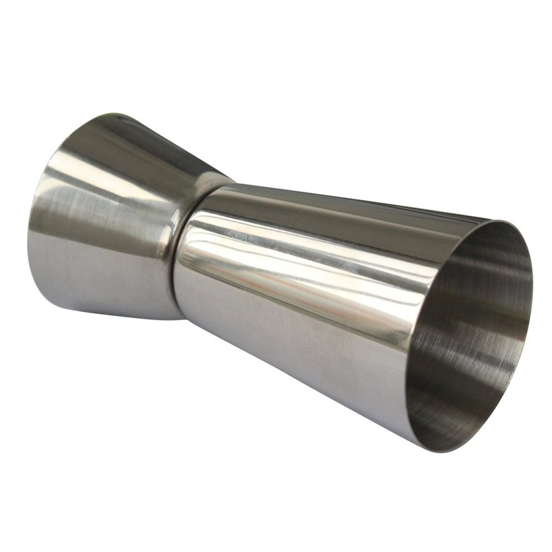 Accessotech Steel Jigger Single Double Shot Shorts Drink Spirit Measure