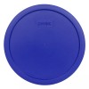 Pyrex 7403-PC 9" 10 Cup Cobalt Blue Round Lid 2PK