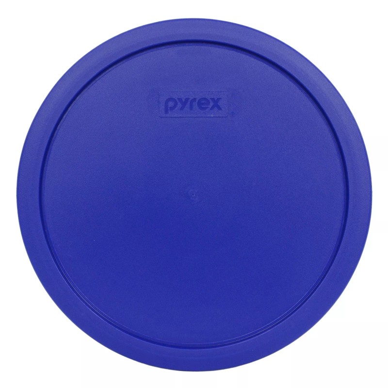 Pyrex 7403-PC 9" 10 Cup Cobalt Blue Round Lid 2PK