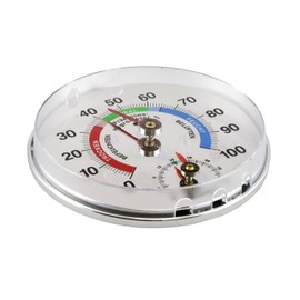 Lantelme Thermohygrometer Analogue Room Thermometer Hygrometer – Thermometer Temperature and Humidity – Made in Germany – Precise Measurement for Healthy Indoor Climate and Heating Costs Savings