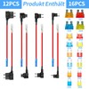 Pack of 12 Mini Micro Micro2 Standard Fuse Car Standard