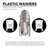 All Metal Handheld Shower Head Holder, Adjustable Shower Wand Holder