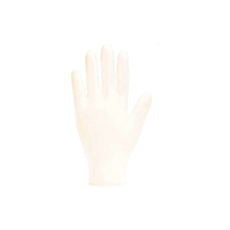 Bodyguards GL8185 Lightly Powdered Latex Disposable Gloves - Box of