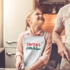 Pink Positive Christmas Children's Kitchen Apron: Santa's Little Helper (3-7